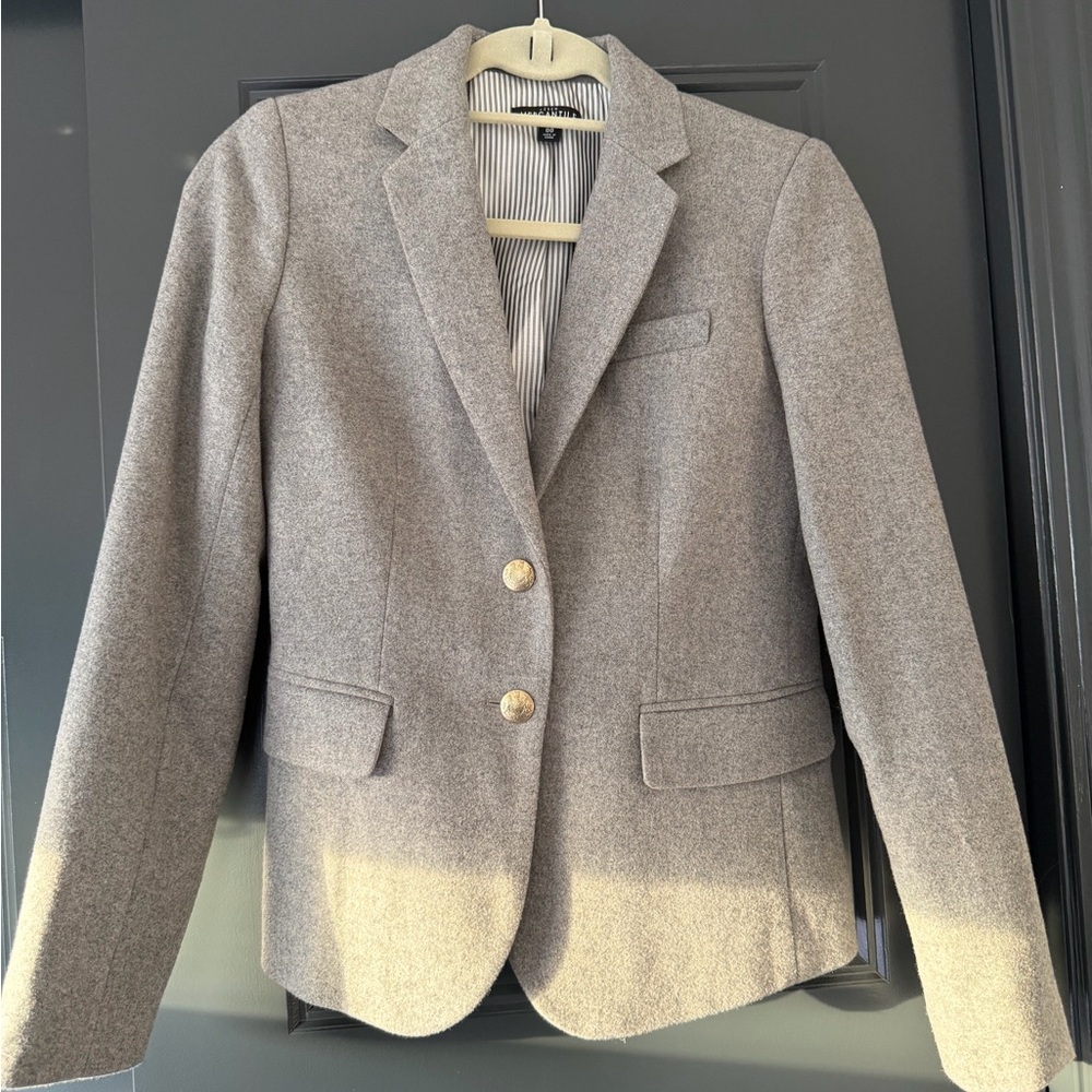 J.Crew Mercantile Wool-Blend Blazer